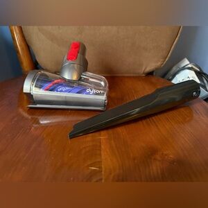 Dyson Vacuum Tool Set with Red and Black Accents - Never used